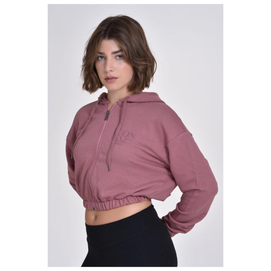 Target Γυναικεία ζακέτα Loose Cropped Jacket French Terry "Icon"